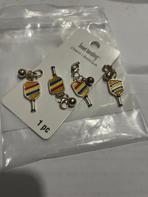 Lot Of 4 Bead Landing Pickleball Charms 