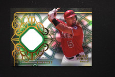Albert Pujols 2015 Topps Tribute Relic Game Used Jersey Memorabilia Green /150