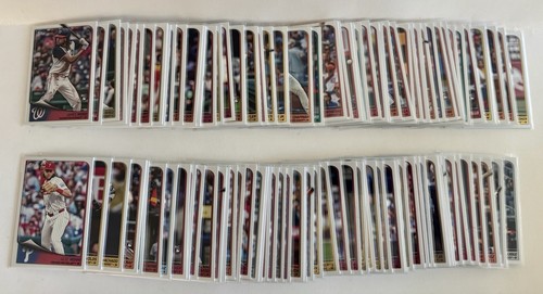 Sleeved 2025 Topps Flagship Silver Pack Complete Set #1-100 Costco Exclusive