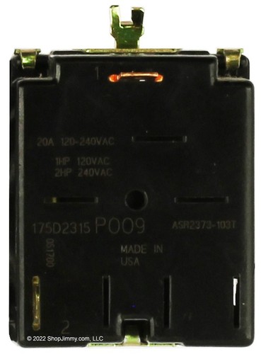 ForeverPRO WE4X881 Interruttore Avviamento Rotante Originale Per Asciugatrice GE | Ricambio Compatibile Con 175D2315P009, 2420, AH26830