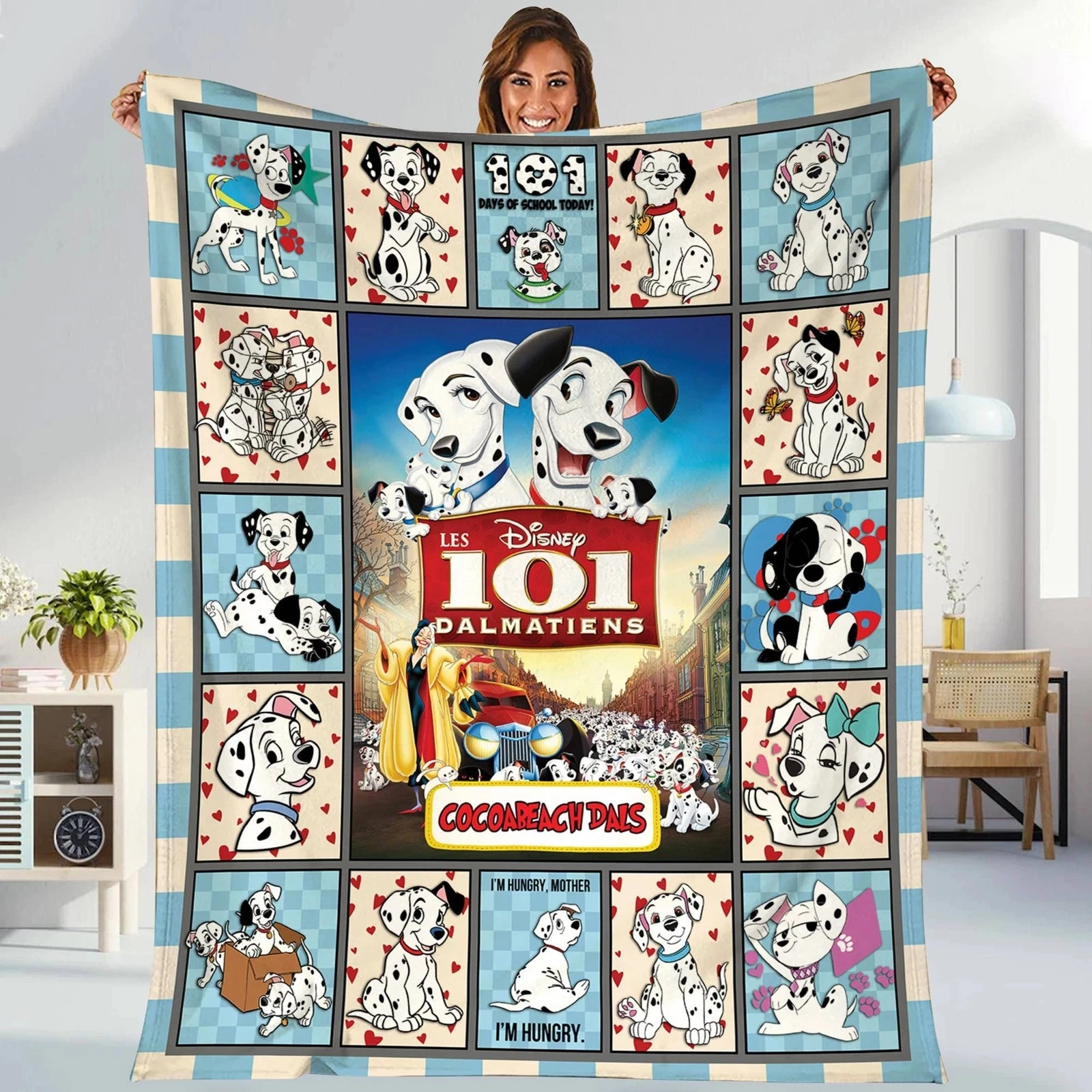 101 Dalmatians Blanket 101 Dalmatians Fleece Blanket