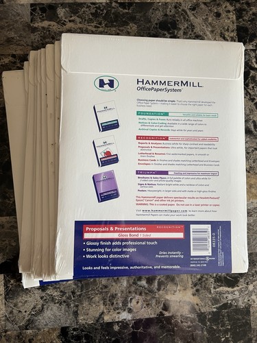 Hammermill Proposals Presentations Matte Bond 1 Sided Paper 100, 9 packs total! - Picture 4 of 4