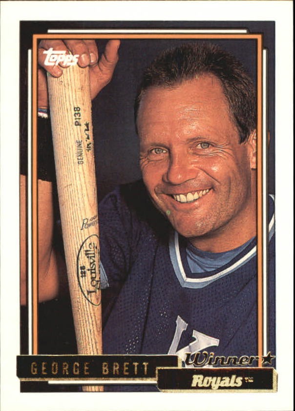1992 Topps Gold Winners #620 George Brett - NM-MT