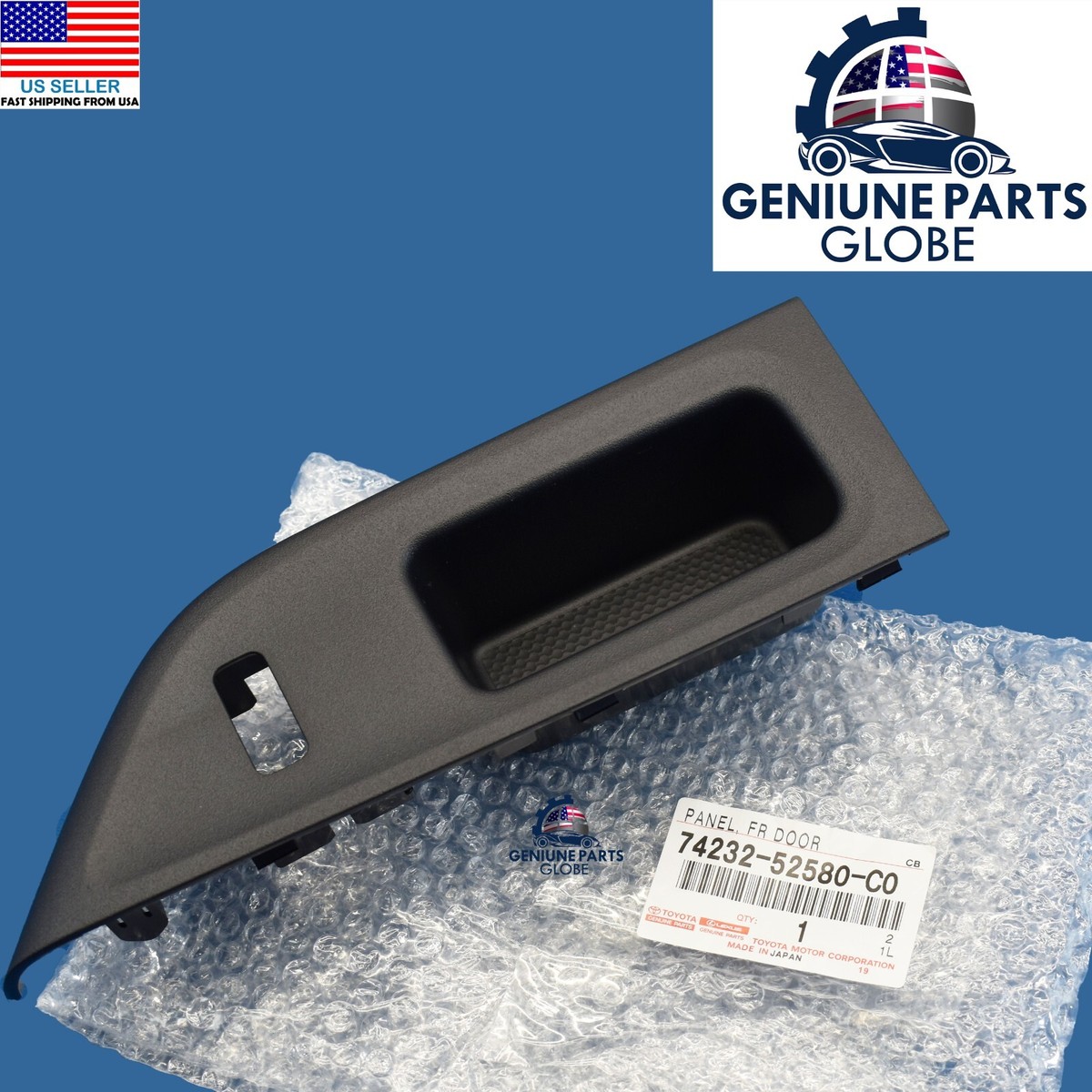 GENUINE TOYOTA 12-14 YARIS 2-DOOR DRIVER DOOR WINDOW SWITCH BEZEL