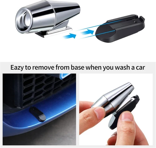 4x Deer Warning Whistles Sonic Wildlife Device Animal Alert Car Safety Accessory - Bild 6 von 9