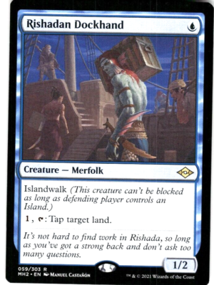 mtg mh2 cards Modern Horizons 2 Rishadan Dockhand Card 059/303 R The best cards in MTG:
