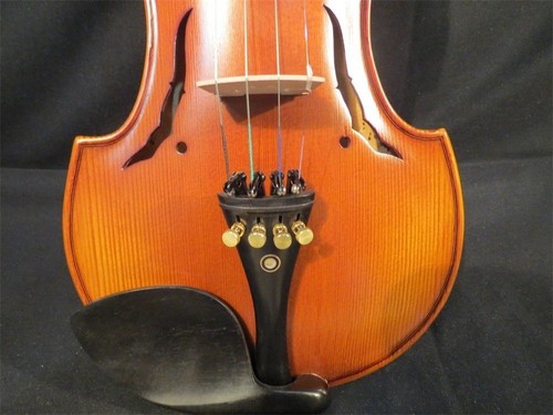 Violín estilo barroco CANCIÓN Master incrustación palo de rosa 4/4, sonido enorme y resonante #9784 - Imagen 5 de 8