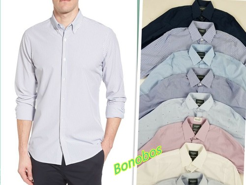 Bonobos langärmlige Herrenhemden Größe 14,5, 16,5 #G - Bild 1 von 5