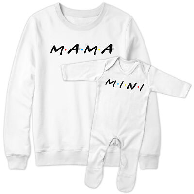 Lustiger Mama Mini Pullover Baby Strampler passend zum Muttertag TV Show Komödie
