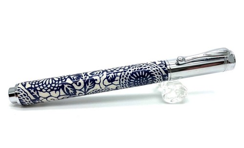 Fountain Pen Paeonia Suffruticosa Mino Paper Magnet Cap medium nib without ink - Picture 4 of 20