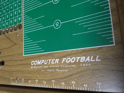 Vintage COMPUTER FOOTBALL 1969’ Battery Operated - Picture 5 of 17