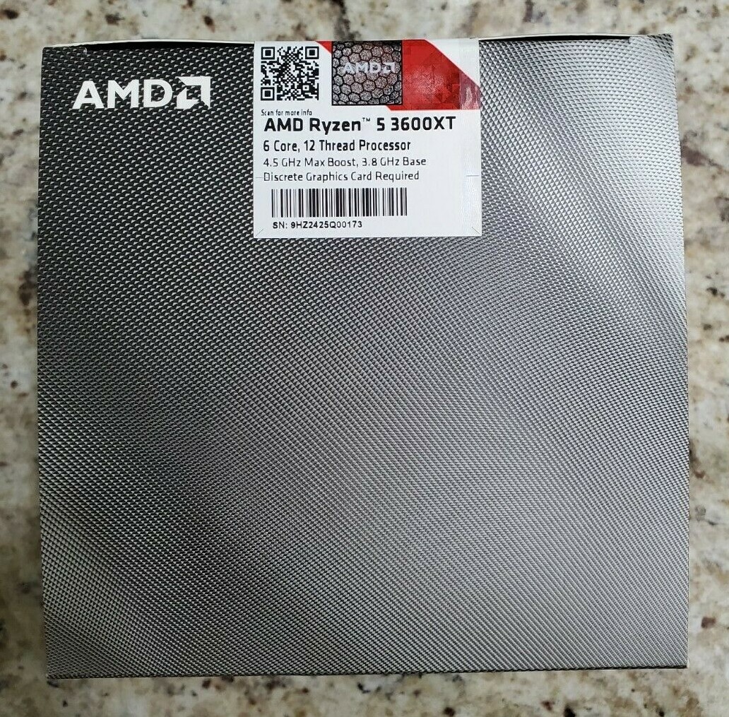 AMD Ryzen 5 3600XT Processor (4.5 GHz, 6 Cores, Socket AM4 AMD Ryzen 5 3600XT Processor (4.5 GHz, 6 Cores, Socket AM4