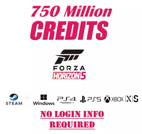 Forza Horizon 5 | x750 Millionen CREDITS - 100% Safe - XBOX/PLAYSTATION/PC/STEAM