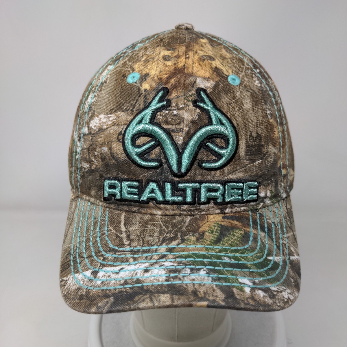 Realtree Strapback Hat Camo One Size Embroidered 6 Panel Outdoor
