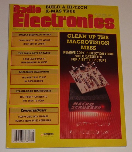 Radio Electronics Magazines, a Lot of Four Months: Sep, Oct, Nov, Dec, 1987 - Bild 5 von 5