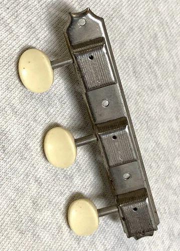 Vtg Gibson Kluson Deluxe Original Single Line Strip Tuners Tuning Pegs