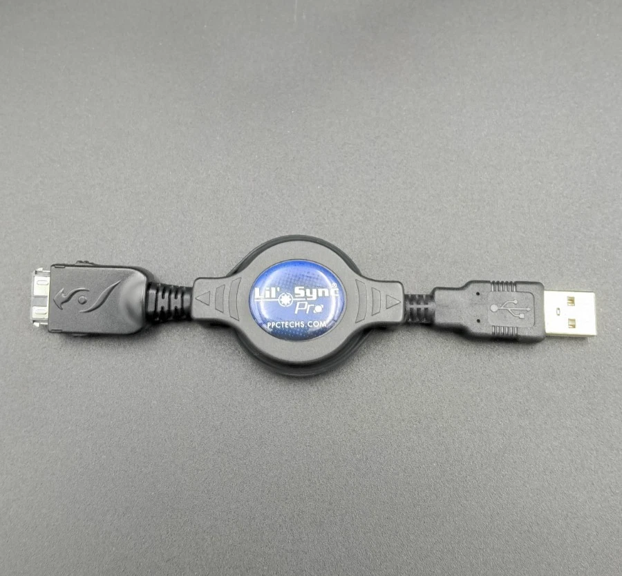 Retractable USB Sync Cable For HP iPAQ 1900 2200 3800 3900 5000 Series - USED - Image 2 of 4