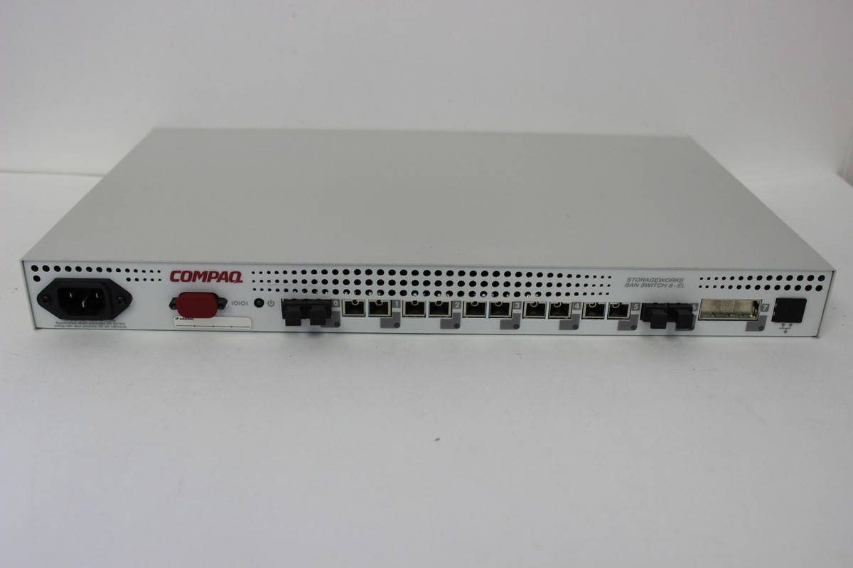 COMPAQ 176219-B21 STORAGEWORKS SAN SWITCH 8-EL 177615-001
