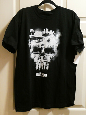 Call of Duty Warzone T-Shirt Skull Black Size S Call of Duty Warzone T-Shirt Skull Black Size S