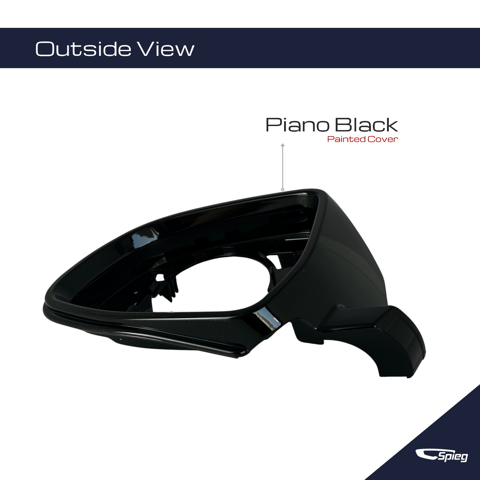 Spiegelrahmen Für Opel Mokka 2013-2018 - Seitenspiegel Verkleidung Links