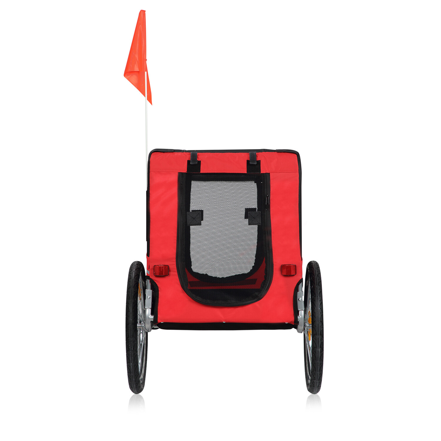 Zoomundo Dog Bike Trailer Pet Bicycle Carrier Cargo Animal Dogs Travel