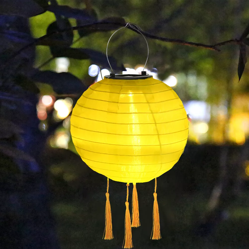 Yellow solar lantern deals