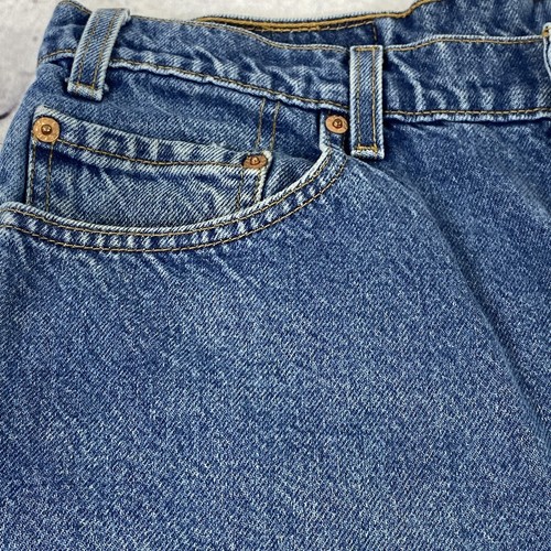 Vintage 1998 Levi's 505 Men's Regular Fit Straight Leg Jeans 34x36 Medium Wash - Picture 11 of 19