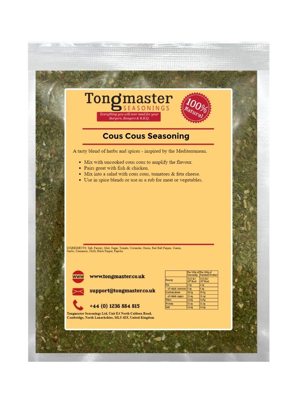 Cous Cous Seasoning - 50g