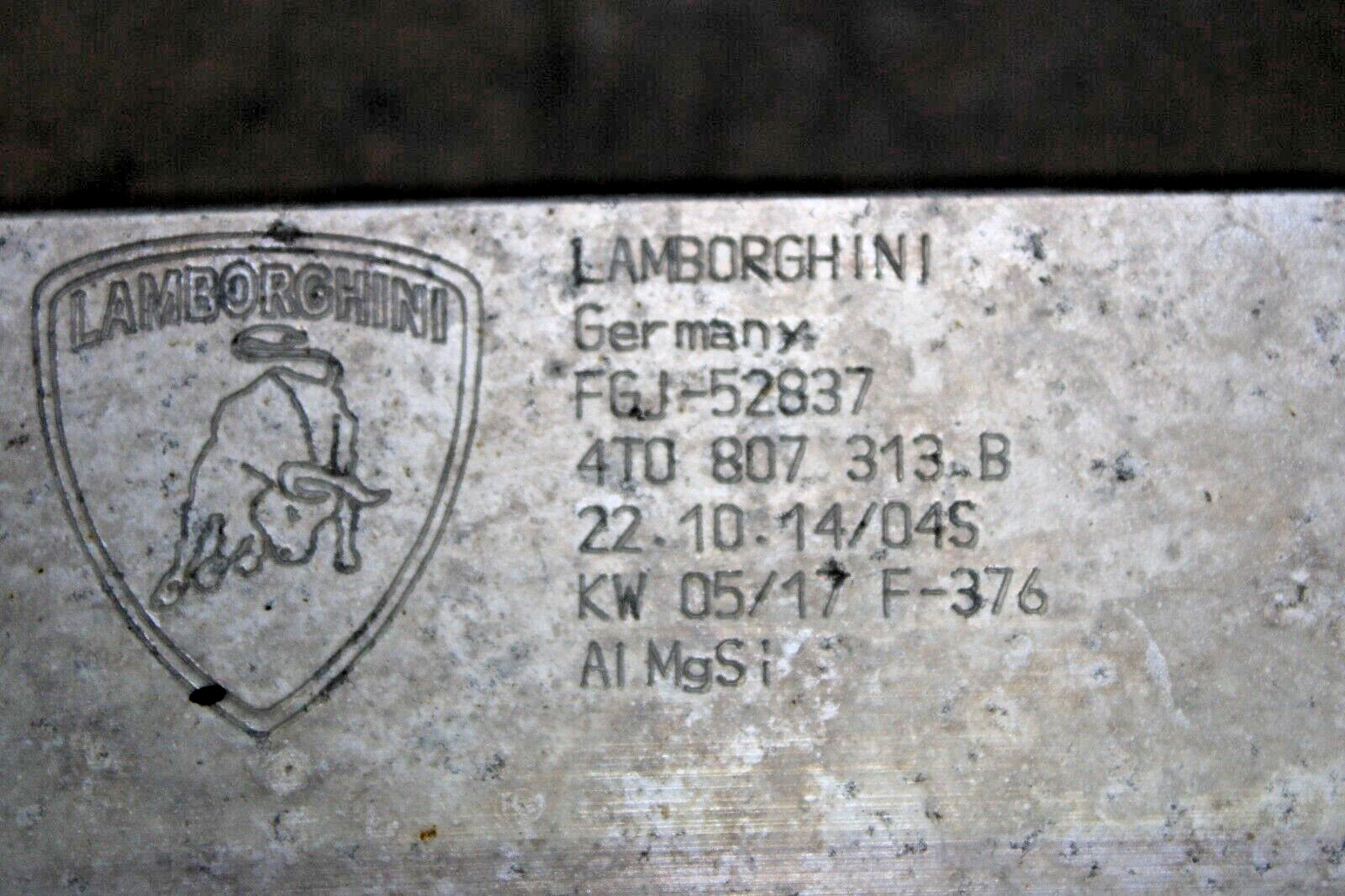 Lamborghini Huracan LP580, 610, Rear Bumper Reinforcement, Used, P/N 4T0807313B