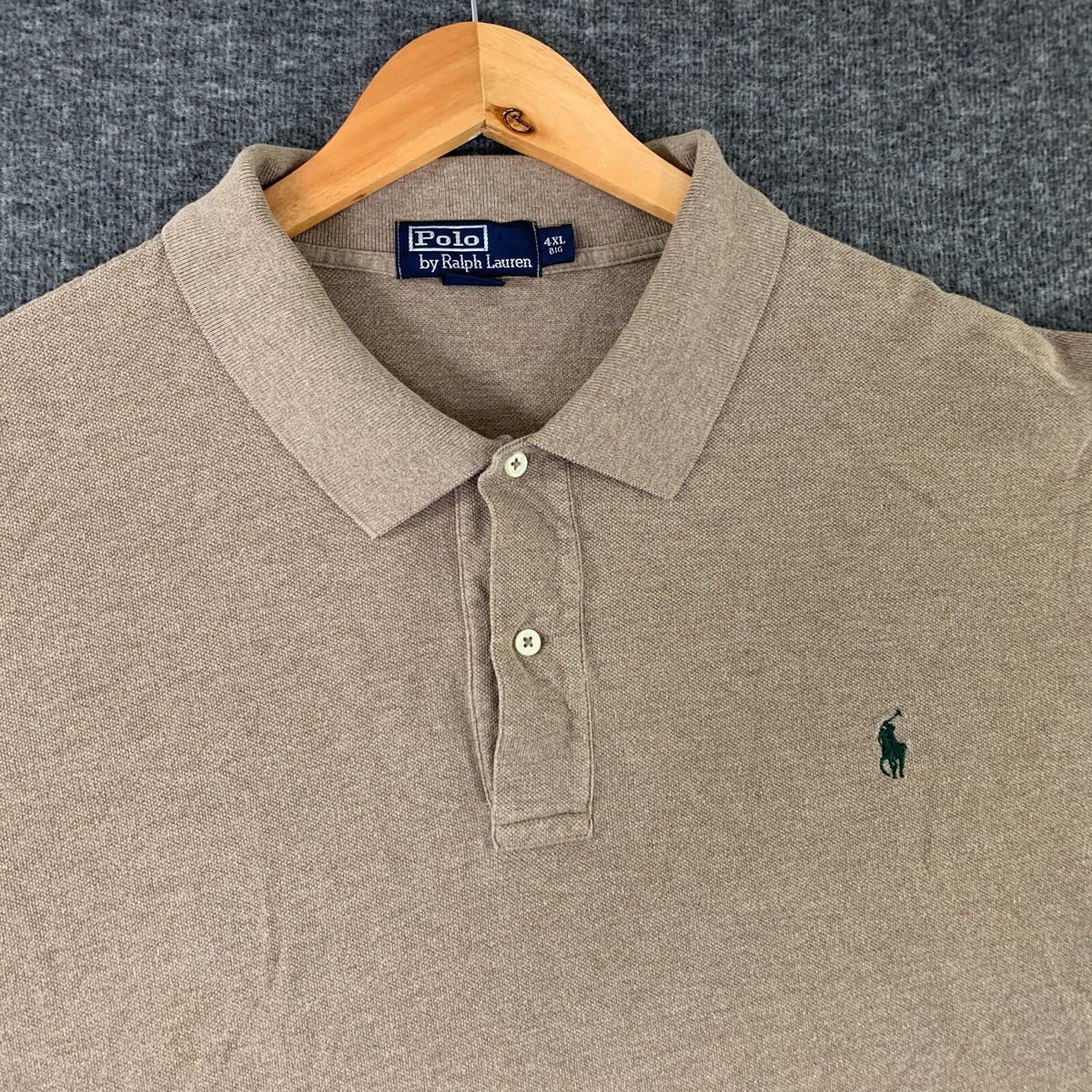 Polo Ralph Lauren Polo Men 4XLB Brown Long Sleeve Oversize