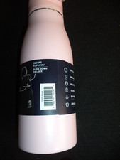 Botella de agua aislada al vacío de acero inoxidable con tapa sin torsión, vasos aislados sin tornillos, termo portátil para bebidas frías o calientes, 20 onzas V2