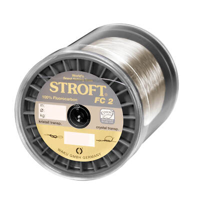 Fil Stroft FC1 100m Fil De Pêche Fluorocarbone Stroft FC1 100m - 0.22mm 4.1kg Transparent Fil Pêche Invisible Résistant