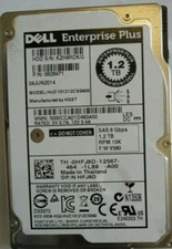 Dell HFJ8D 1.2TB 10K 6G 2.5inch SAS HDD HUC101212CSS600 0HFJ8D