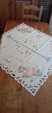 Nappe à thé broder centre de table Pâques 