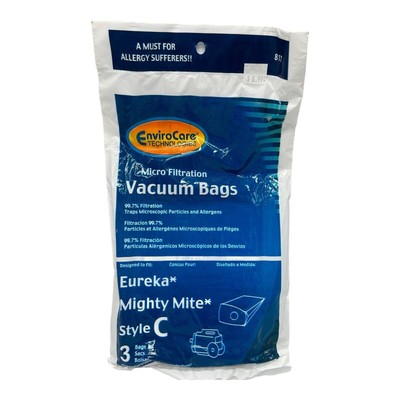 EnviroCare Eureka Mighty Mite Style C Micro Filtration Vacuum Bags 3ct.