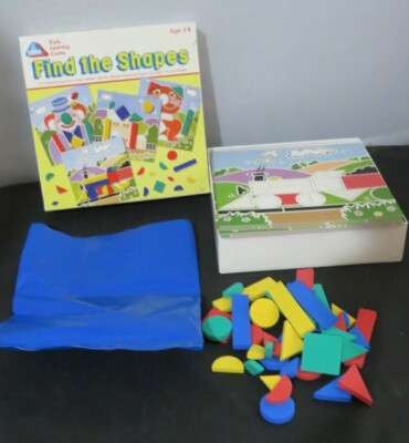 Early Learning Centre Find the Shapes game - complete - age 3 - 8
