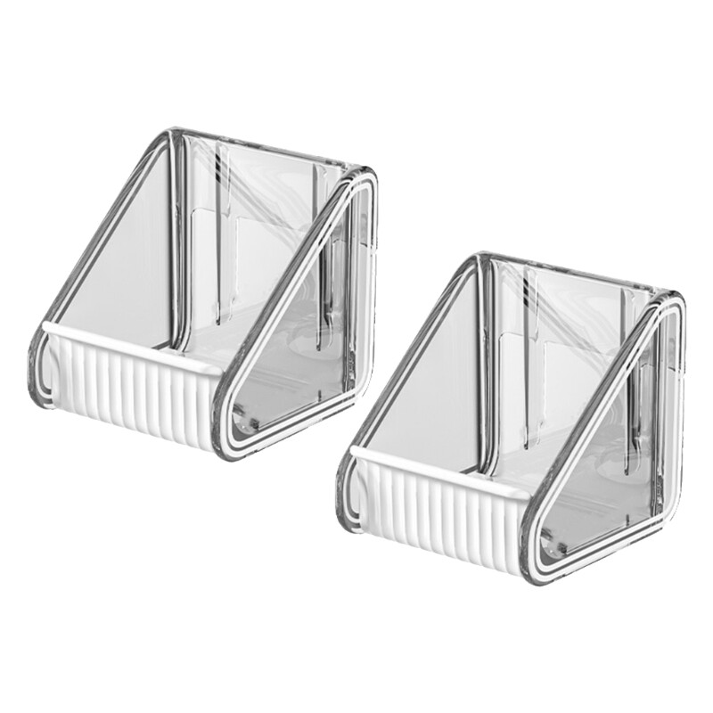 Luxurious Shower Organizers Wall Mounted Plastic Shelf Waterproof Rustproof