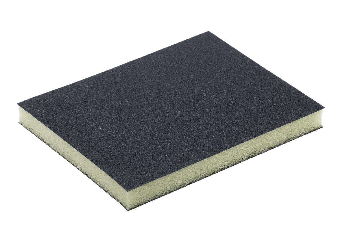 5 Spugnette Abrasiva MIRKA Grana 220 120x98x13 mm Carrozzeria Auto Multiuso