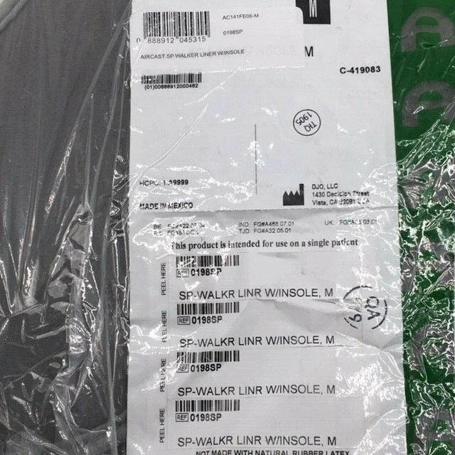 Aircast Walker Brace Walking Boot Replacement Foam Liner with Insole SP