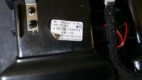 Y322-007 Mercedes W204 Lüftungsdüse Lüftungsgitter Luftdüse Mitte A2048304154 - Picture 5 of 5