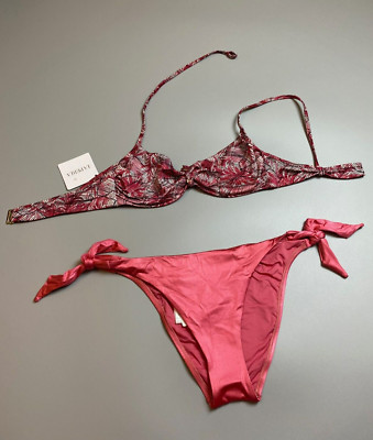 LA PERLA womens bikini swim set (top and bottom) size M cup B