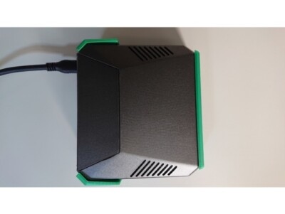 Wall Mount Bracket Holder for Raspberry Pi 4 Argon One Case (V1 & V2)
