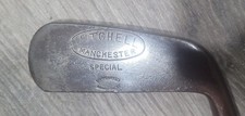 Antique Vintage Mitchell Manchester Scottish Hickory Wood Shaft Golf Club Putter