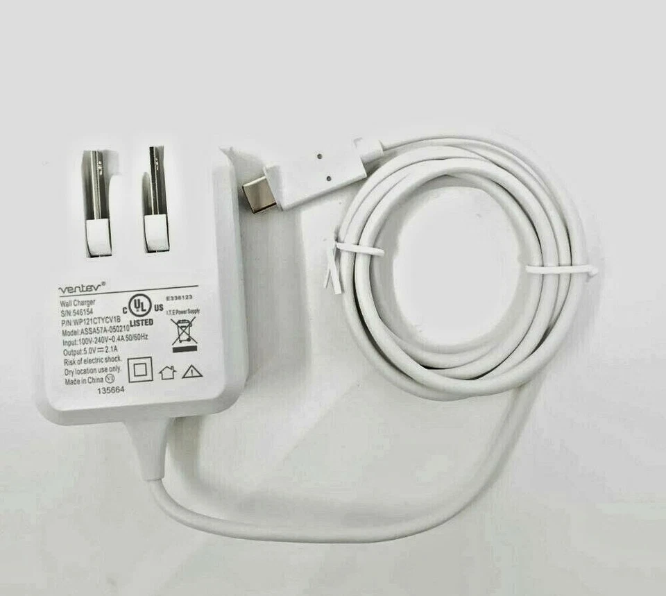Ventev 121c Wall Charger 2.1A Type C - Gray Compatible for Samsung - Andriod  - Image 4 of 4
