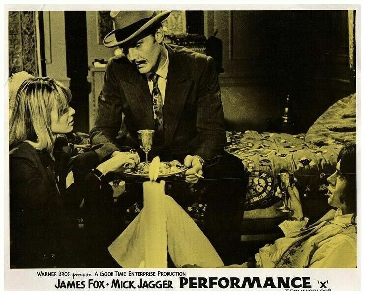 Performance Original Lobby Card Mick Jagger Anita Pallenberg Jam
