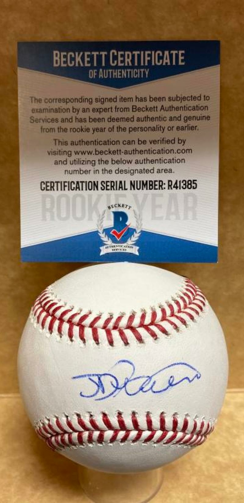 Professional Player Autographed Signed JOSE DEVERS MIAMI MARLINS ROOKIE YEAR AUTO M.L. BASEBALL BECKETT R41385 