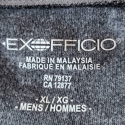 EXOFFICIO Mens Pullover Crew Neck Long Sleeve Thumbholes T-Shirt Gray Size XL - Picture 9 of 12
