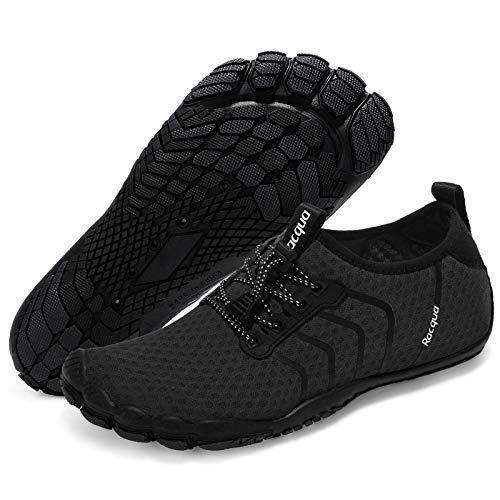 Water Shoes Quick Dry Barefoot Beach Aqua Sport 9.5 Women/8.5 Men Wz111-black - Picture 2 of 7