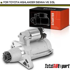 Starter Motor for Toyota Highlander 2018-2022 Sienna 3.5L 1.7kW 12V CCW 13-Tooth