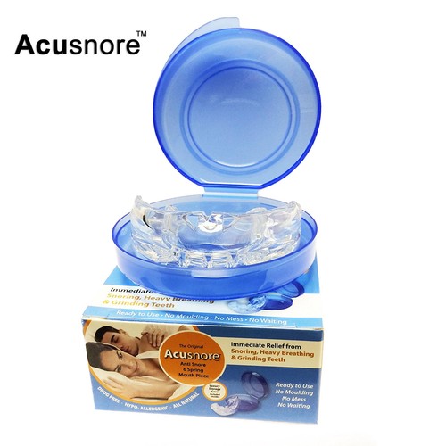 Anti Snore 6 Spring Mouth Piece Guard Relief Apnea Snoring Grinding Teeth Device - Picture 3 of 7